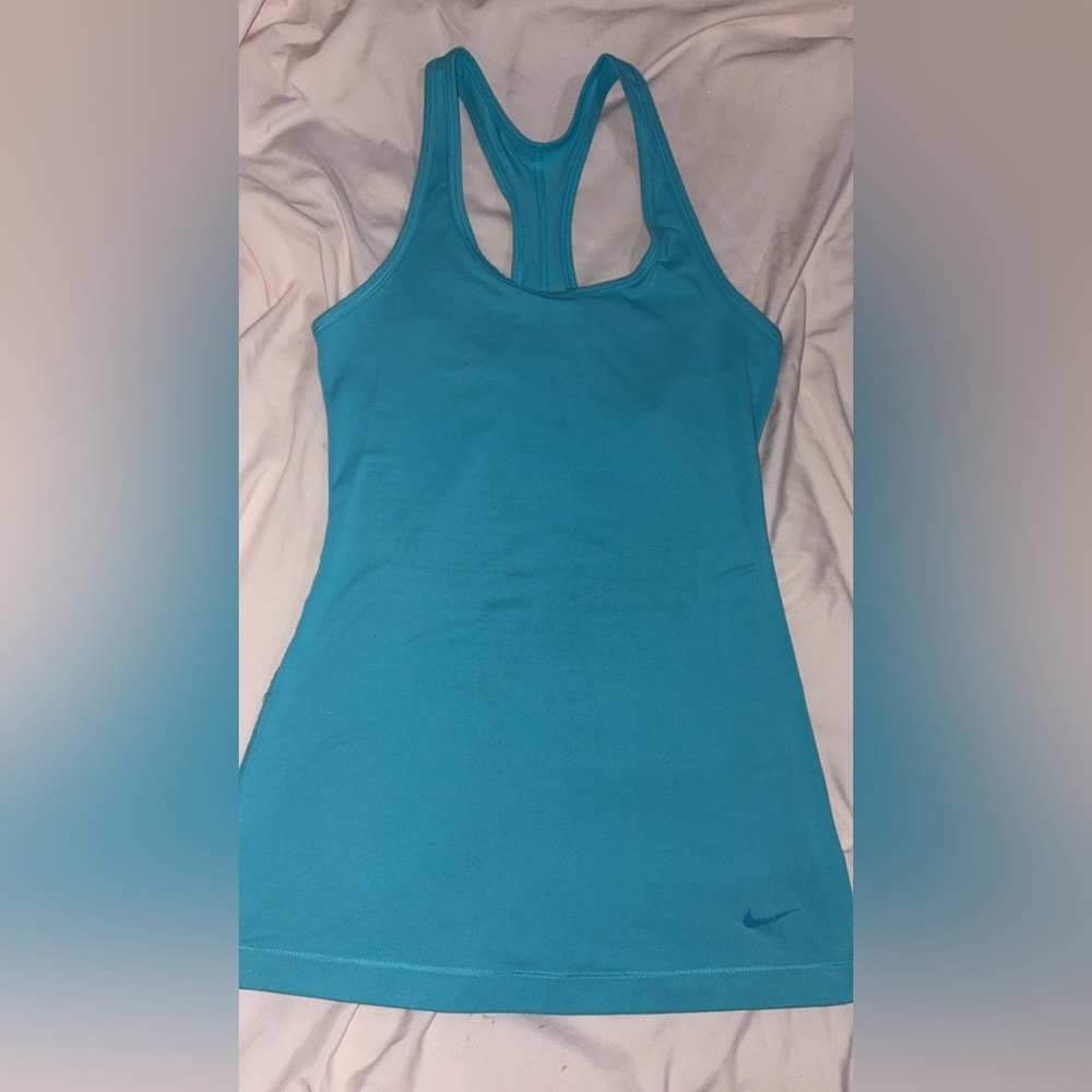 Work Out Attire Nike Women's Vibrant Blue Tank Top
